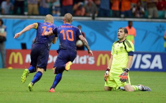 西班牙vs荷兰 2014年世界杯西班牙vs荷兰